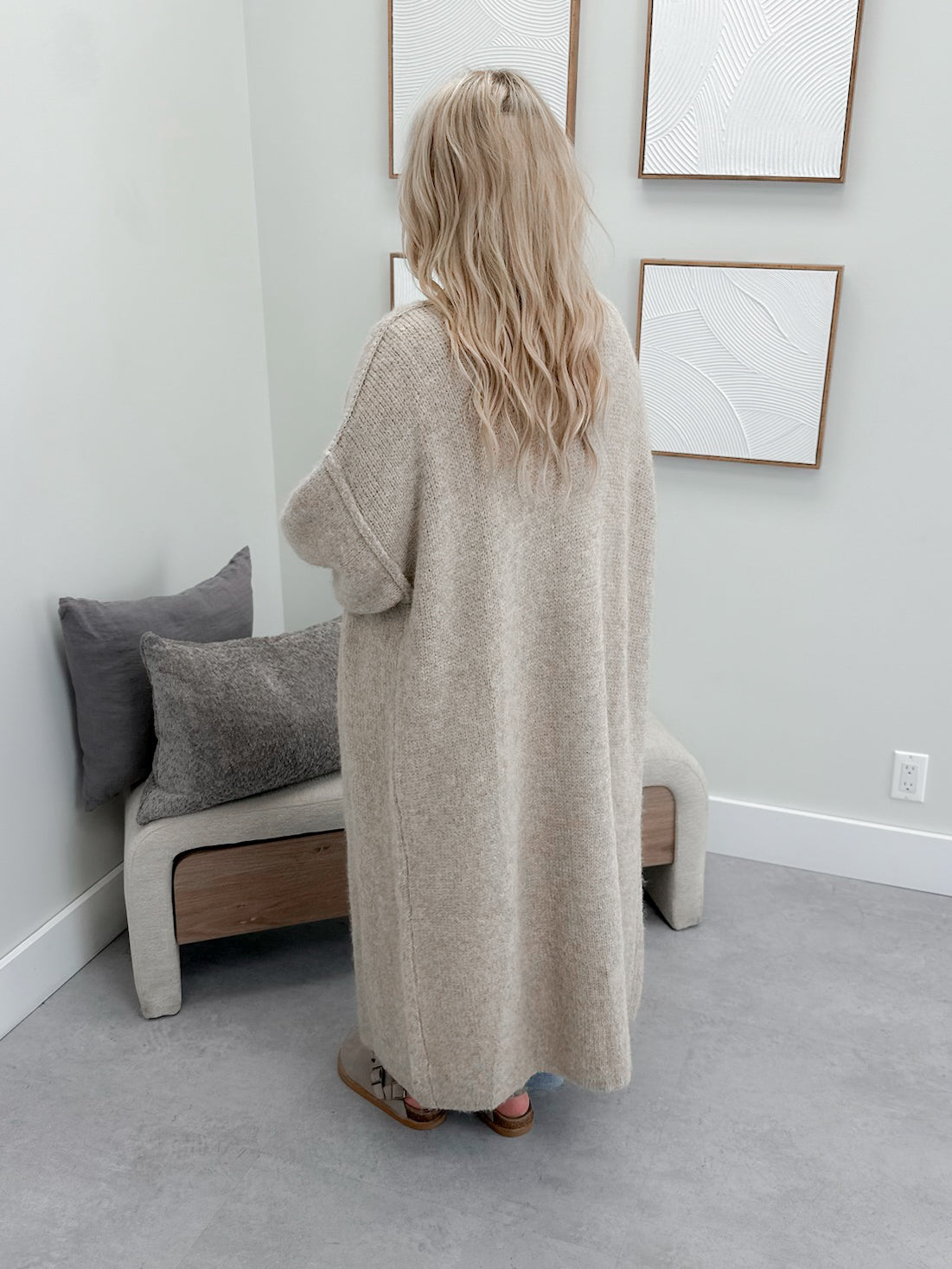 Polly Cardigan in Oatmeal