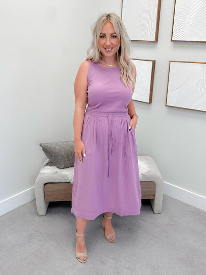 Vallery Dress in Iris