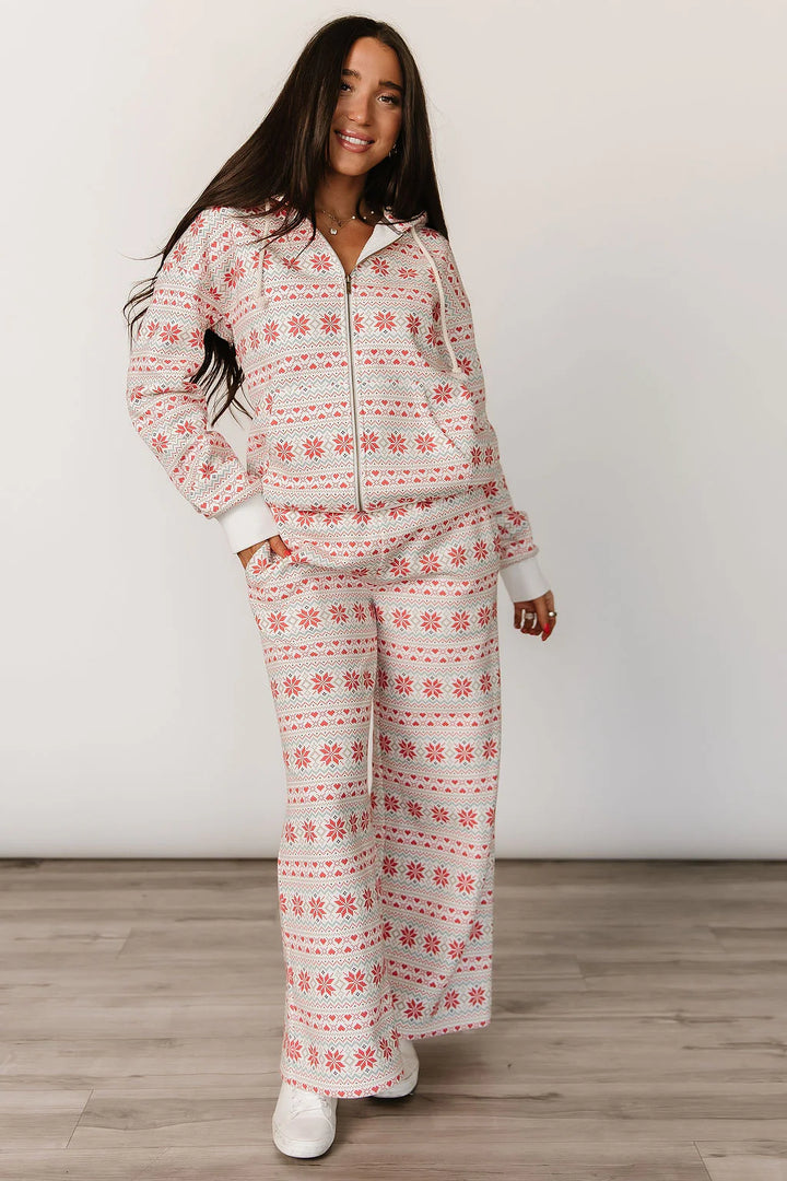 Comfort Zone Comfs in Frosted Fairisle by Ampersand Avenue