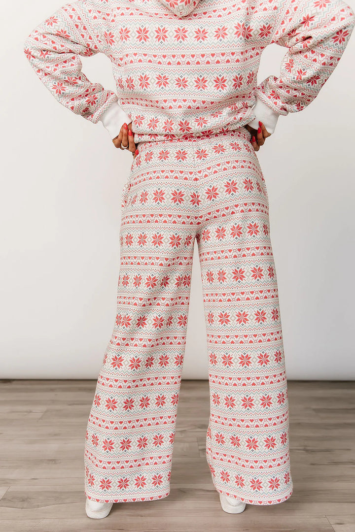 Comfort Zone Comfs in Frosted Fairisle by Ampersand Avenue