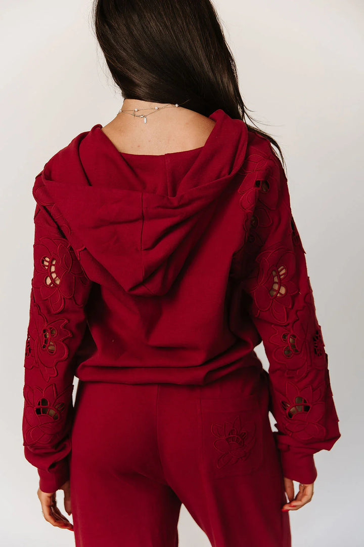 University Fullzip in Love Story Crimson by Ampersand Avenue