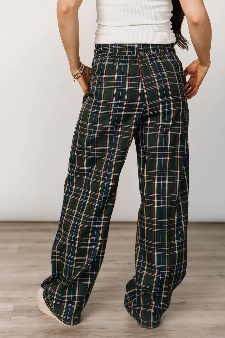 Everywear Pant in Green Plaid by Ampersand Avenue