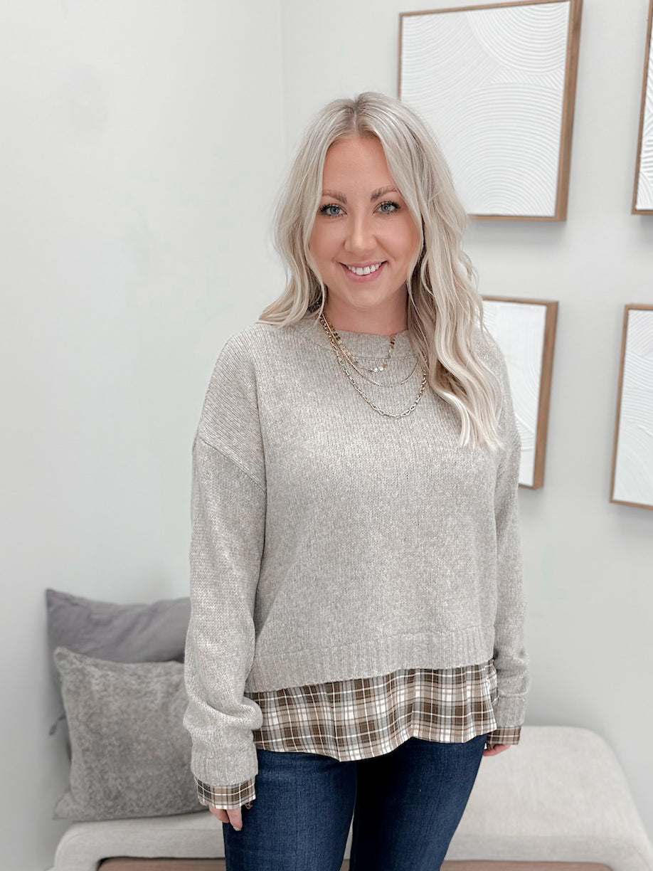 Pierson Sweater in Taupe