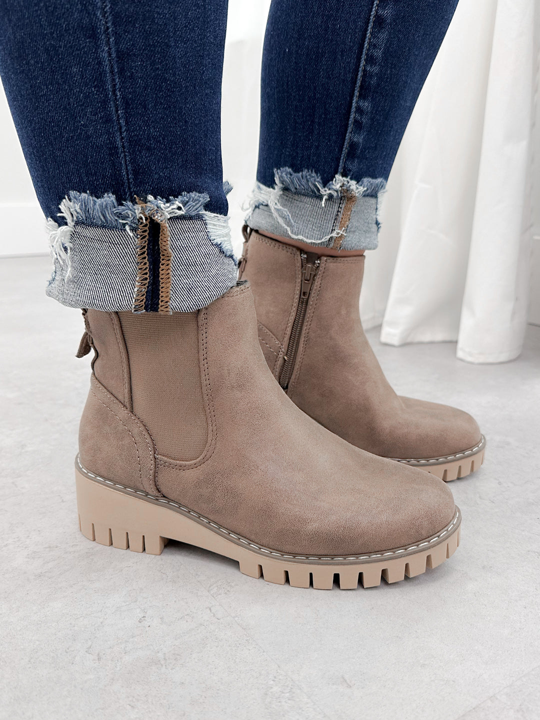 Pasadena Boot in Taupe by Very G