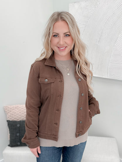 Amelia Jacket in Brown