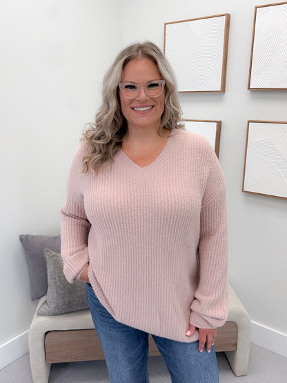 Lizzie Sweater in Mauve