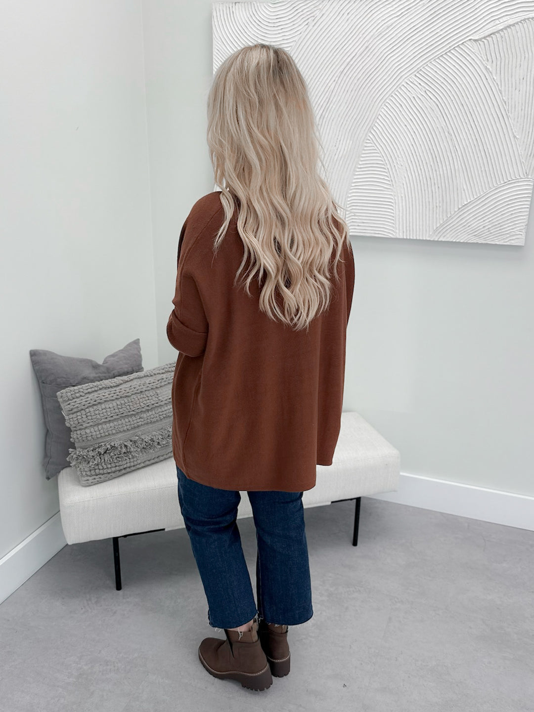 Rhea Sweater in Chestnut