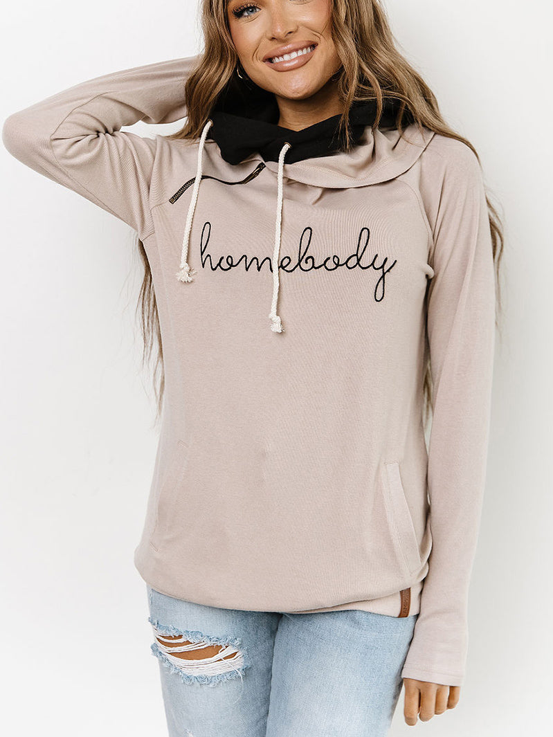 Homebody Doublehooded Sweatshirt by Ampersand Ave