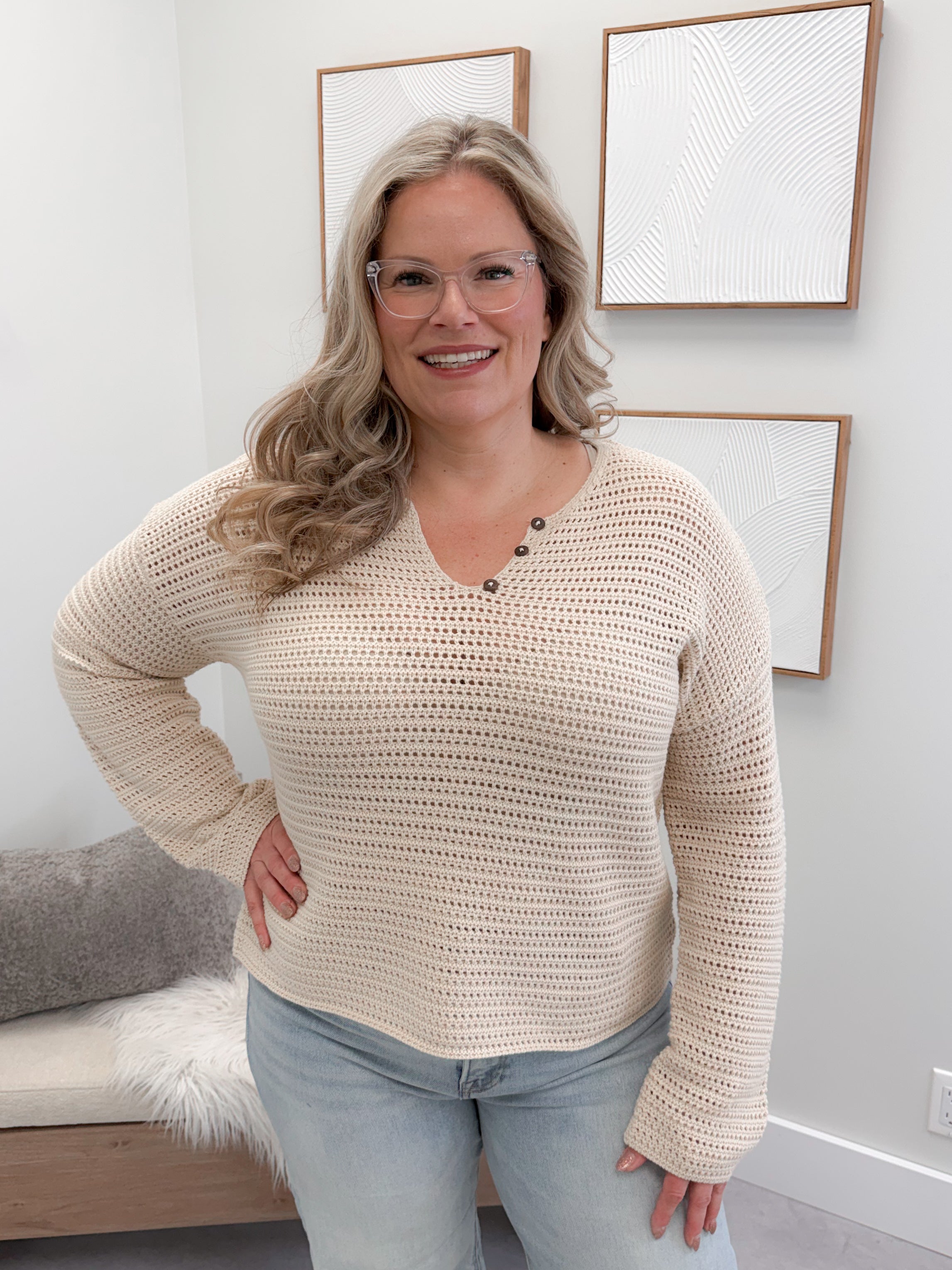 Nevaeh Sweater in Natural
