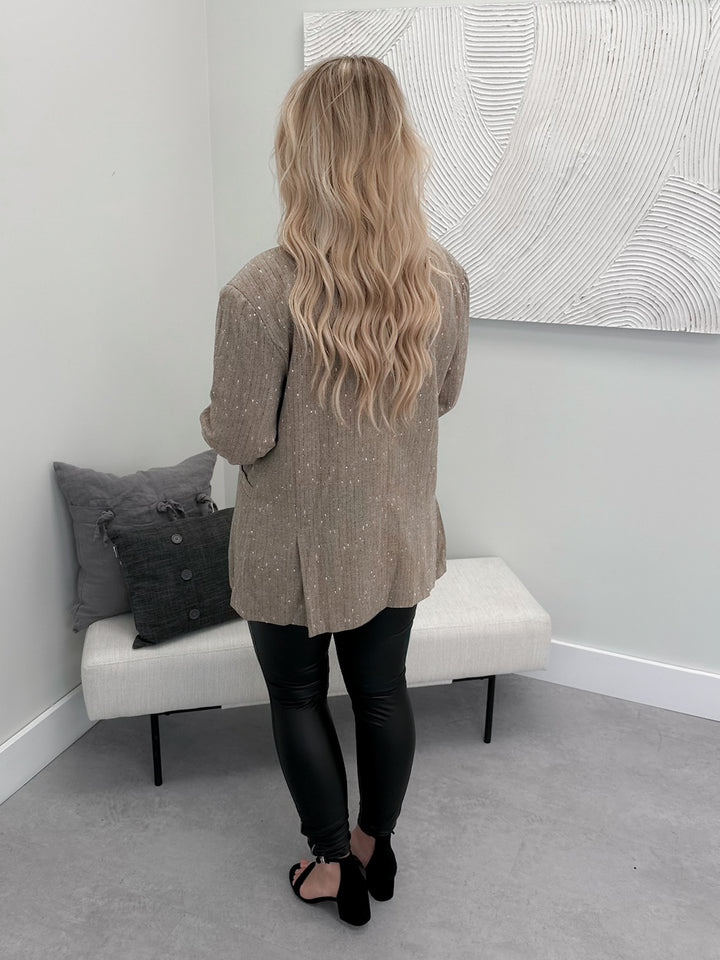 Hazel Blazer in Sand