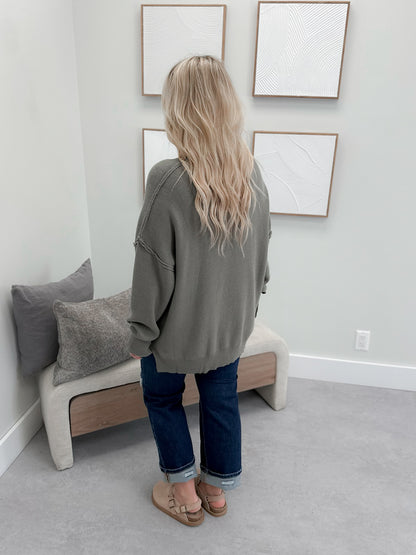 Aurora Sweater in Olive