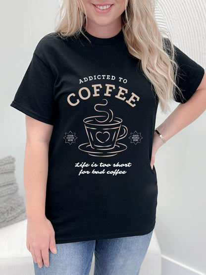 Addicted To Coffee Graphix Tee