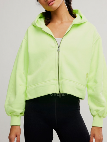 A Cut Above Classic Zip in Sour Citrus by Free People