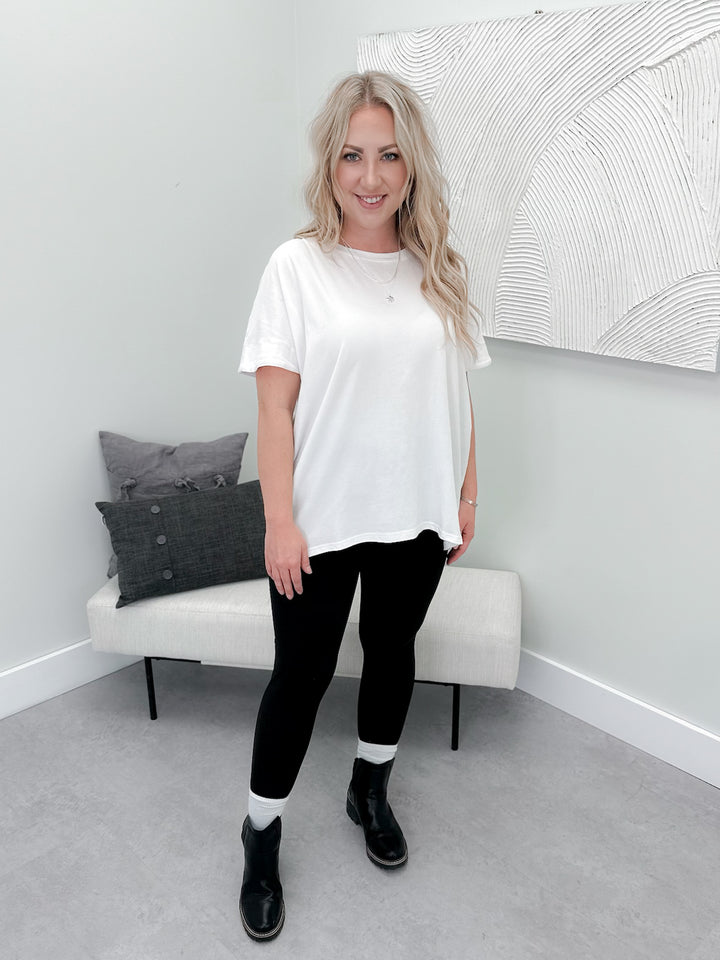 Jamie Tee in White