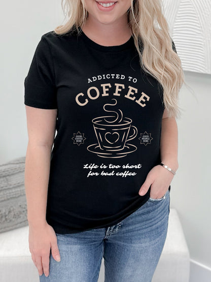 Addicted To Coffee Graphix Tee