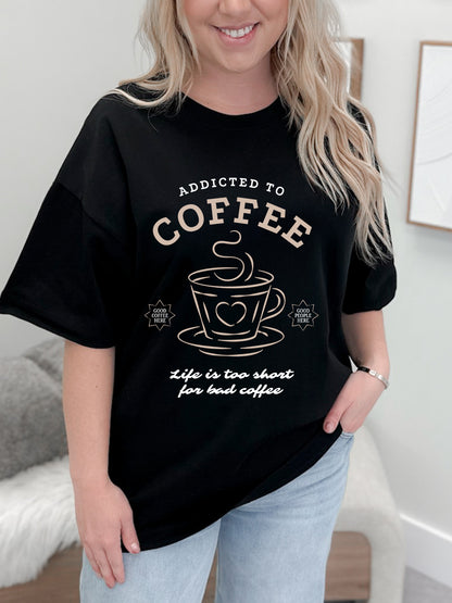Addicted To Coffee Graphix Tee