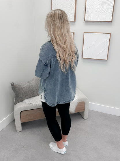 Roxie Shacket in Dark Acid