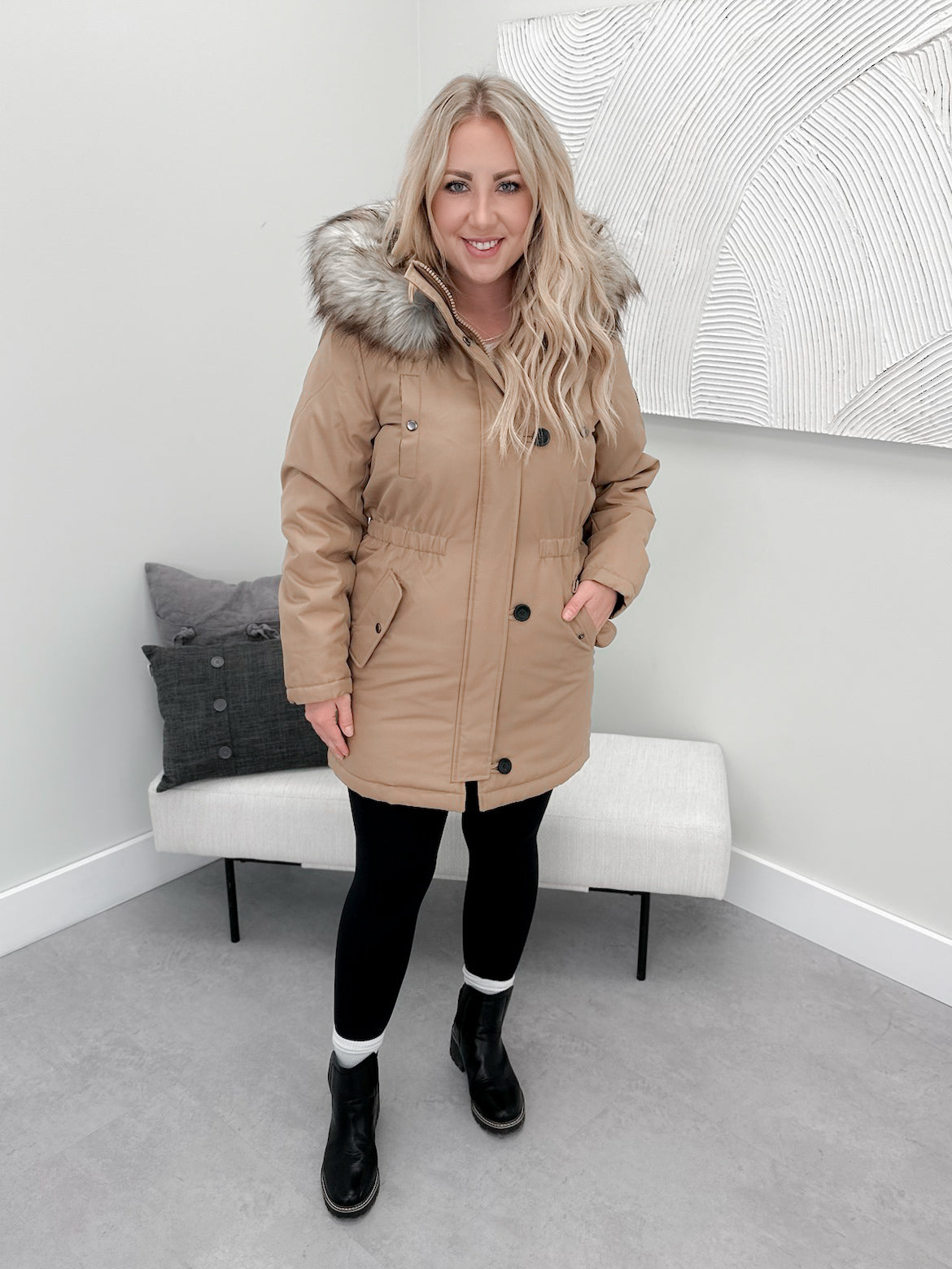 Polar Parka in Toast