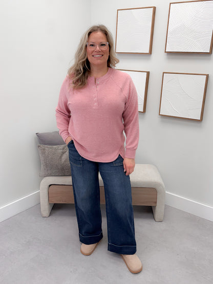 Storm Long Sleeve in Dusty Rose