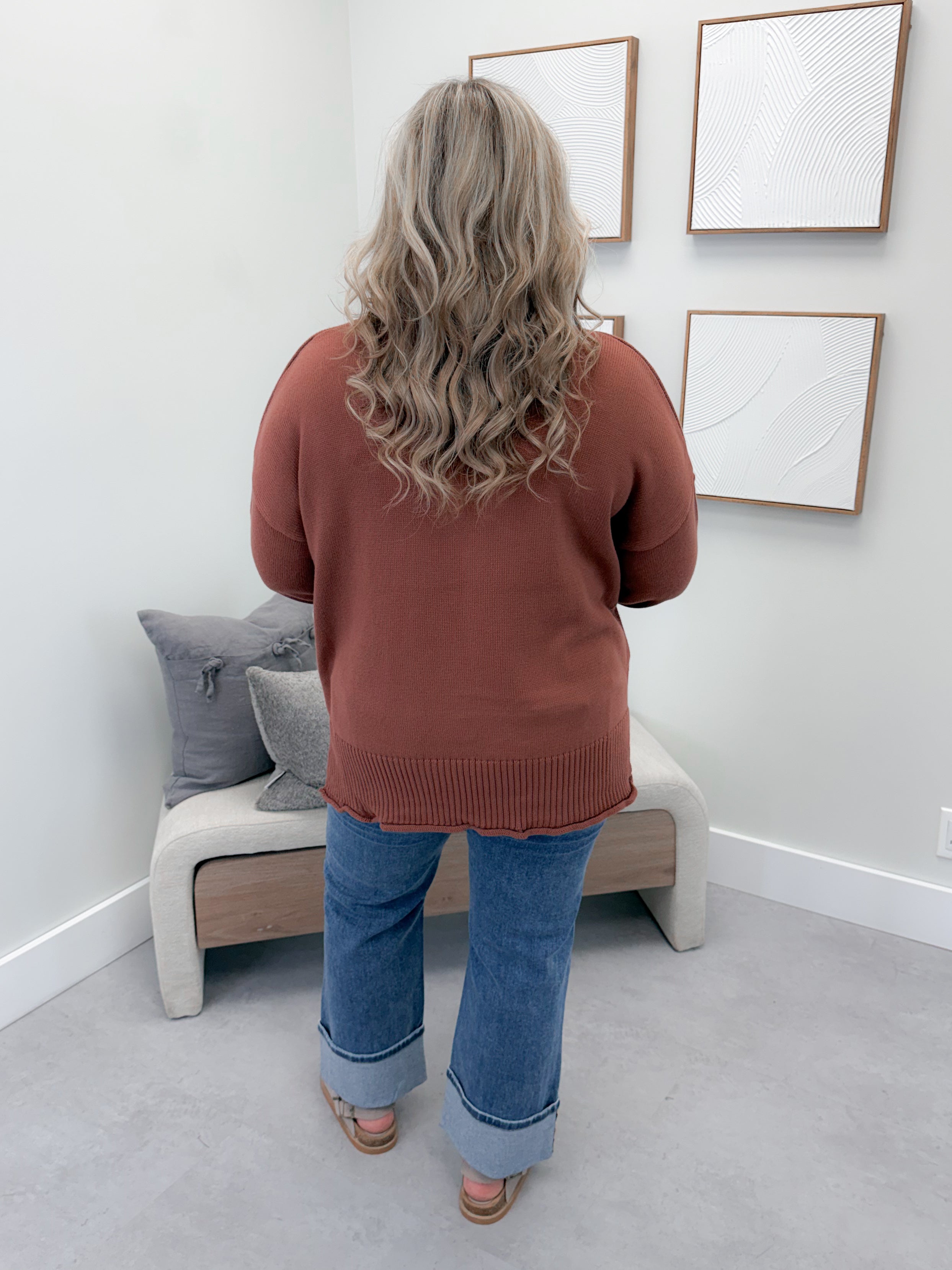 Trinity Sweater in Burlwood