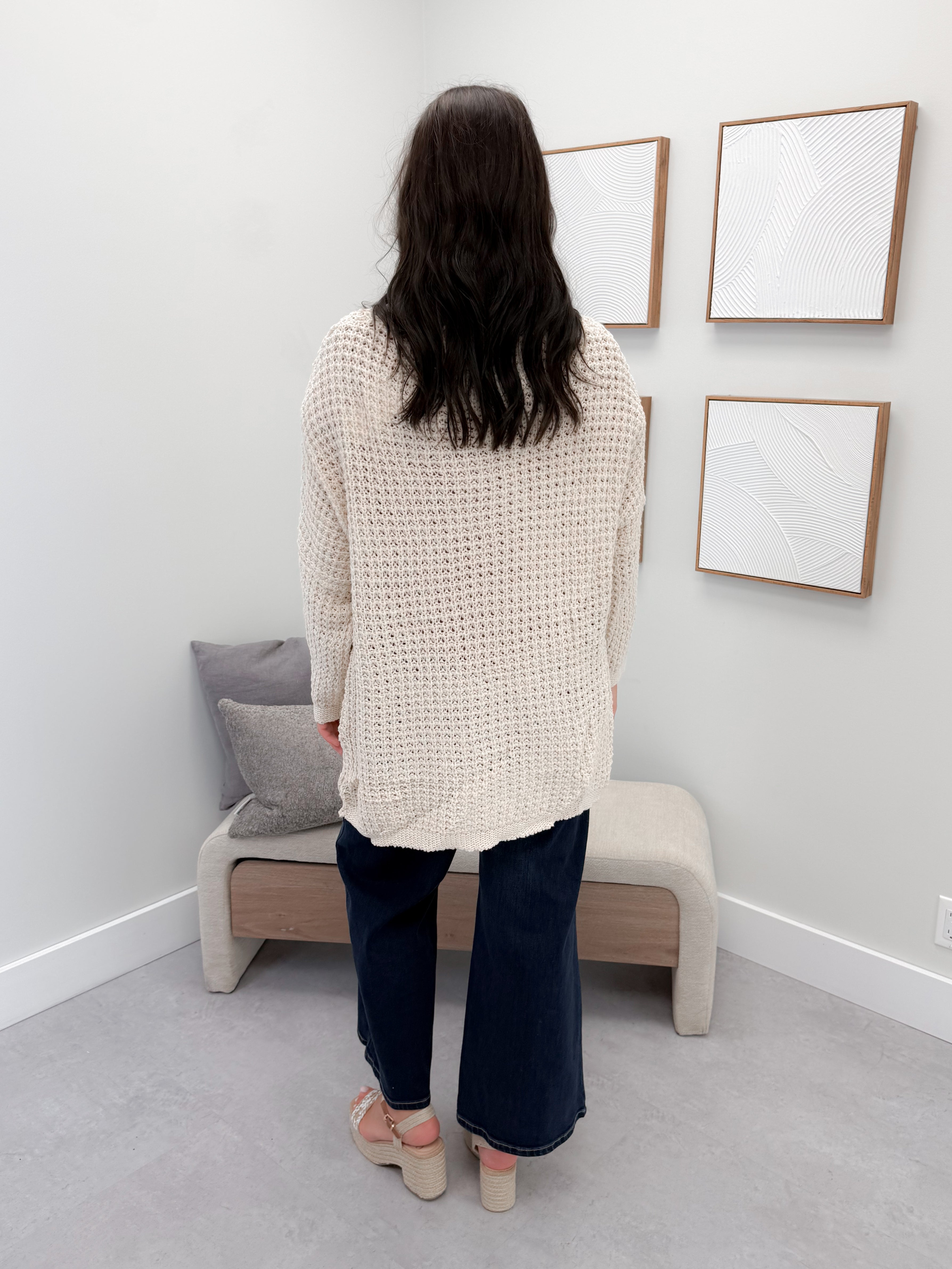 Bennett Cardigan in Cream