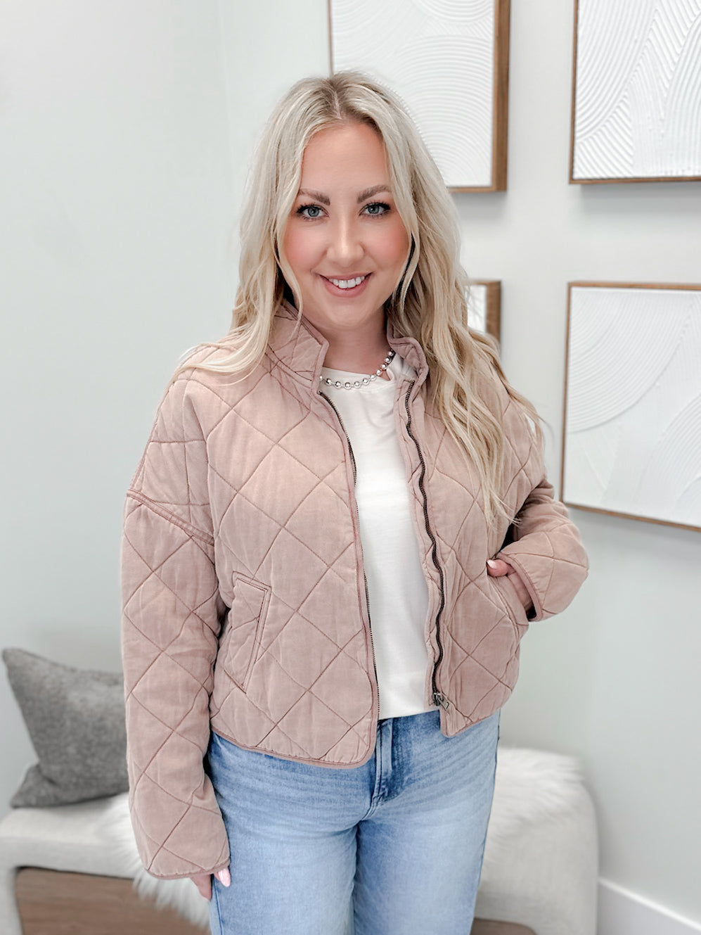 Genesis Jacket in Mauve