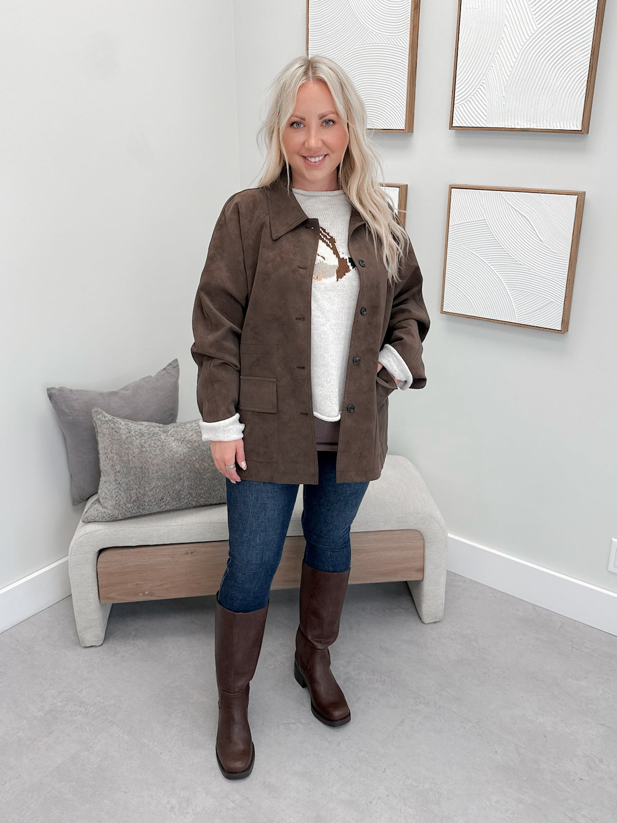 Cedar Jacket in Chocolate