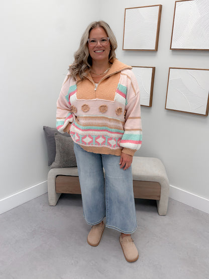 Etta Sweater in Blush by Pol