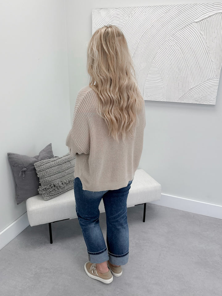 Sam Sweater in Ecru