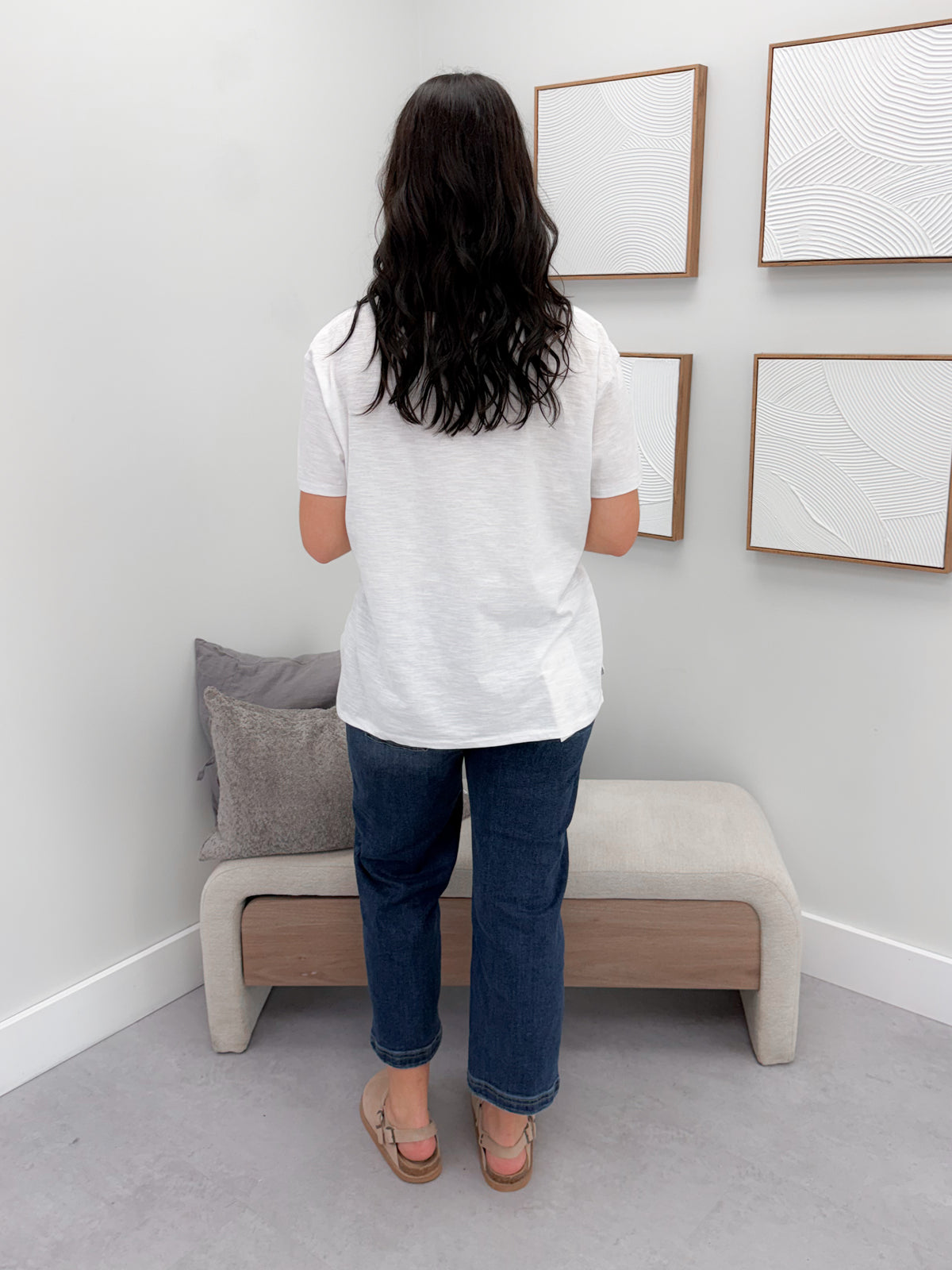 209 Tee in White by Twenty Nine The Label