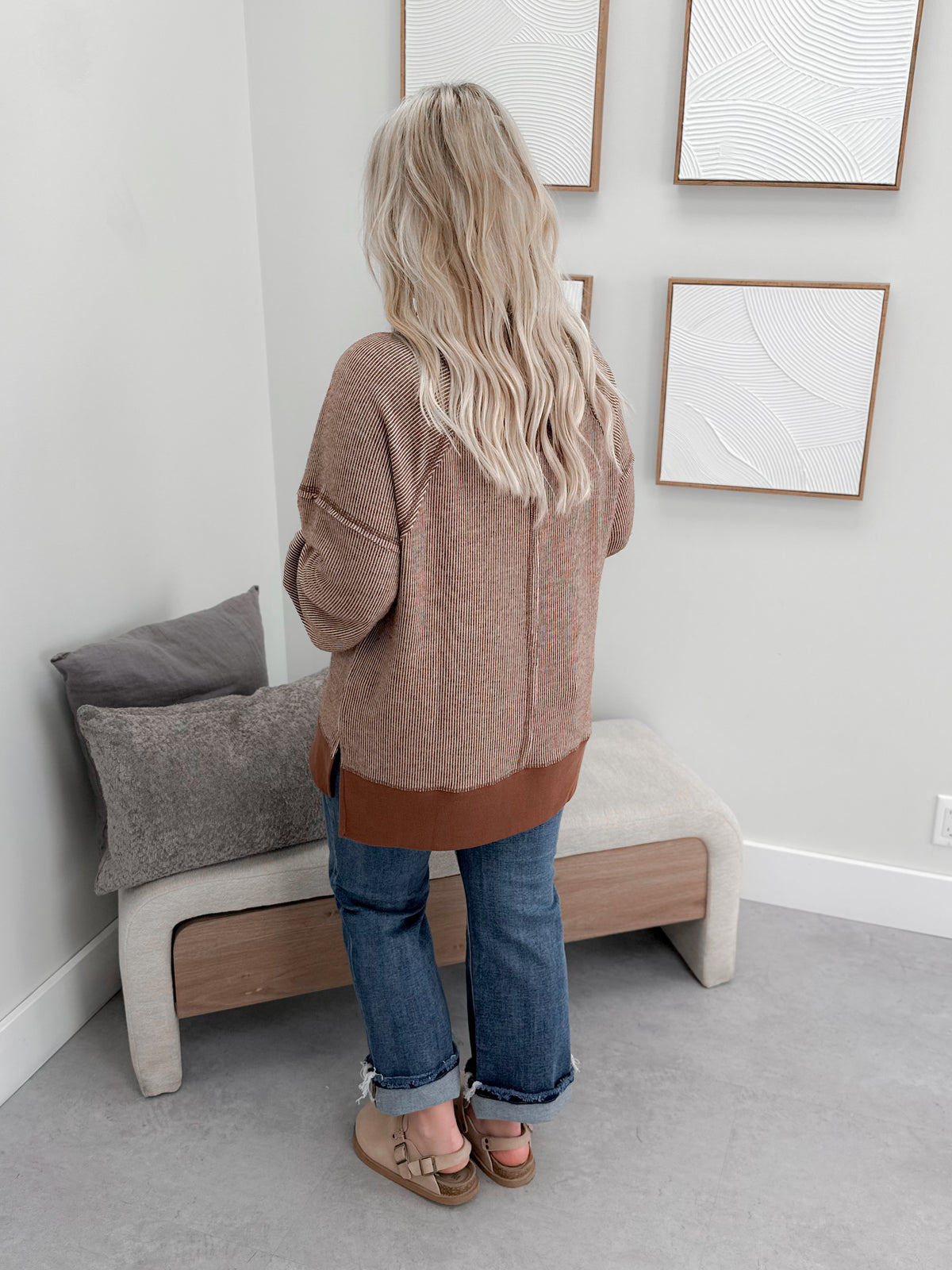 Turner Pullover in Choco