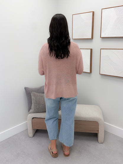 Sheri  Sweater in Mauve