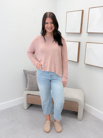 Sheri  Sweater in Mauve