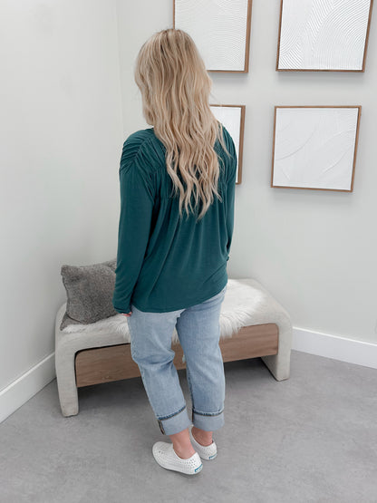Tru Long Sleeve in Sea Green