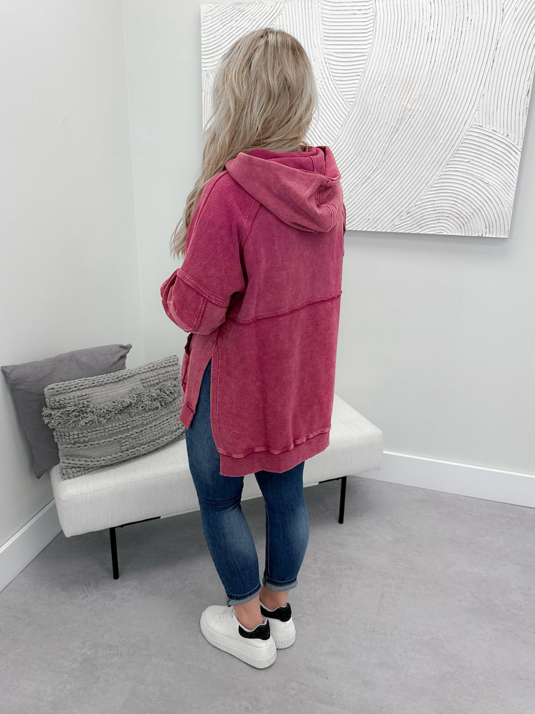 Tasha Hoodie in Berry