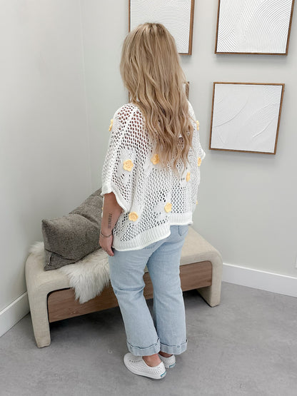 Flara Sweater in Off White
