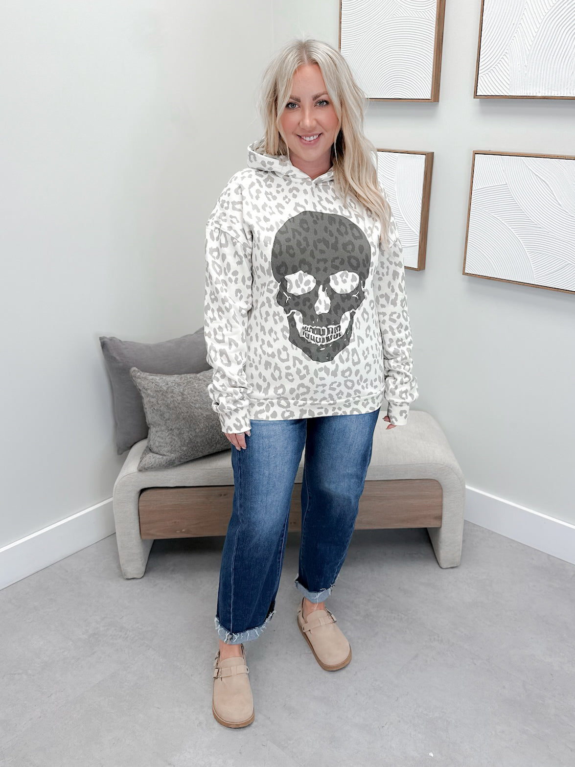 Purr-dy Scary Comfort Zone Hoodie by Ampersand Ave