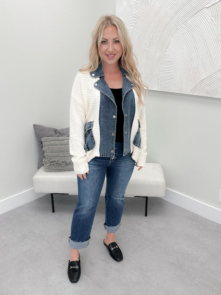 Spencer Coatigan in Ivory