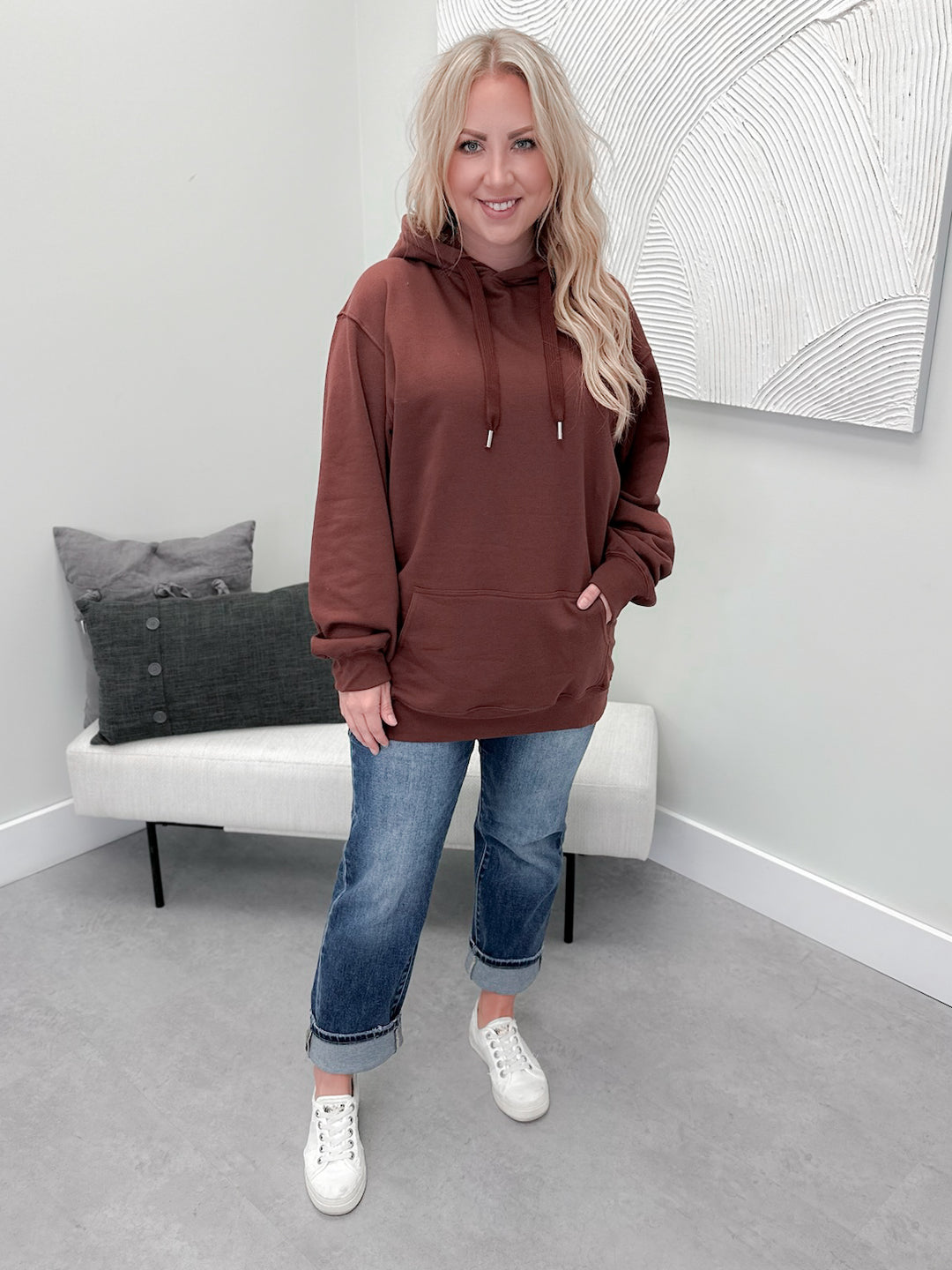 126 Hoodie in Cerise by Twenty Nine The Label