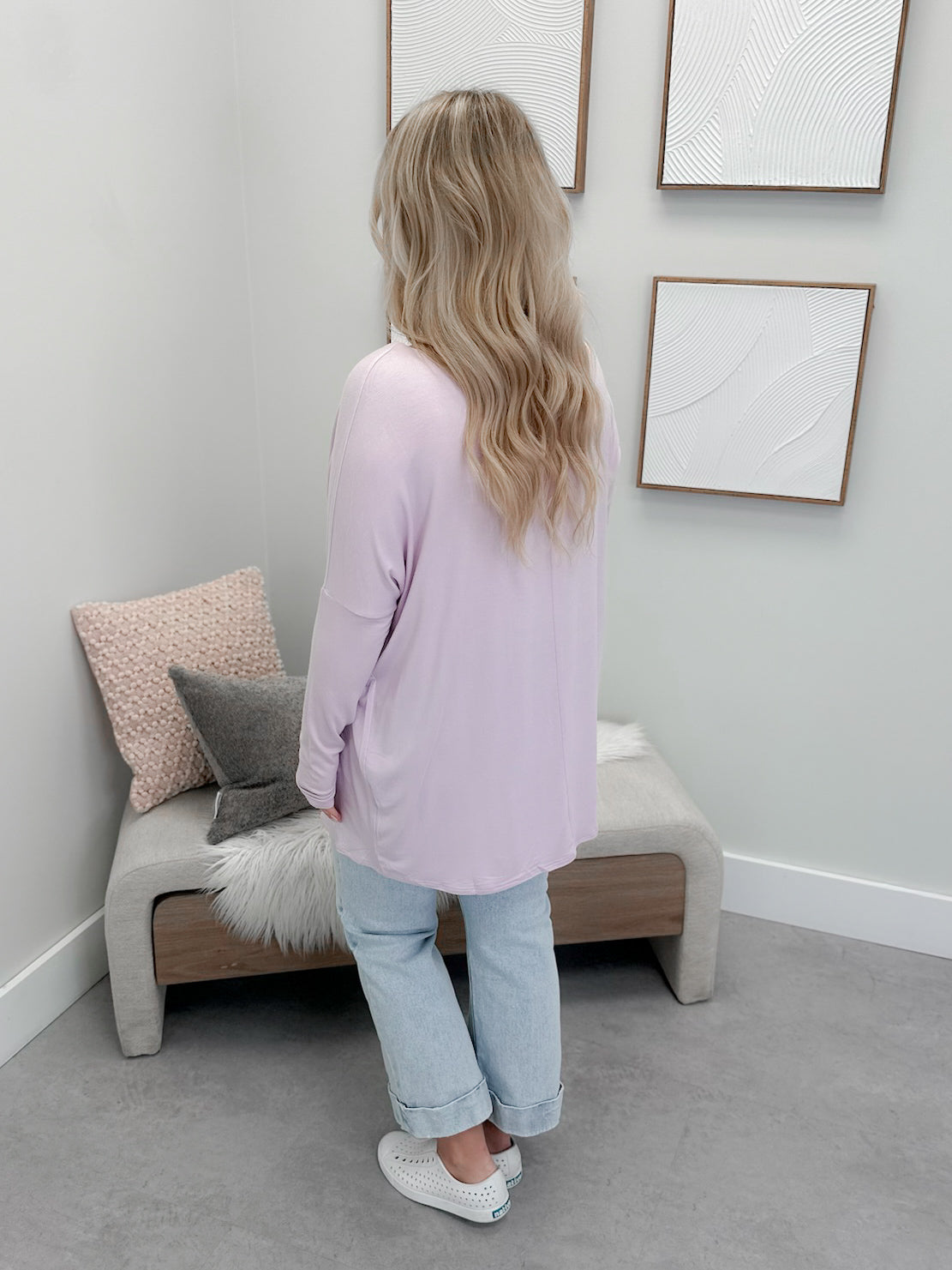 906 Long Sleeve by Twenty Nine The Label in Lavender