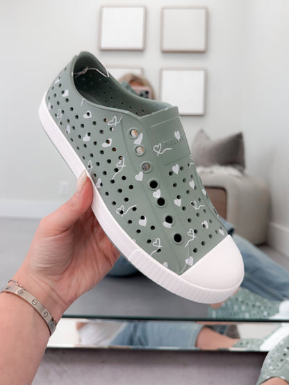 Jefferson Sneakers in Relax Green by Native Shoes