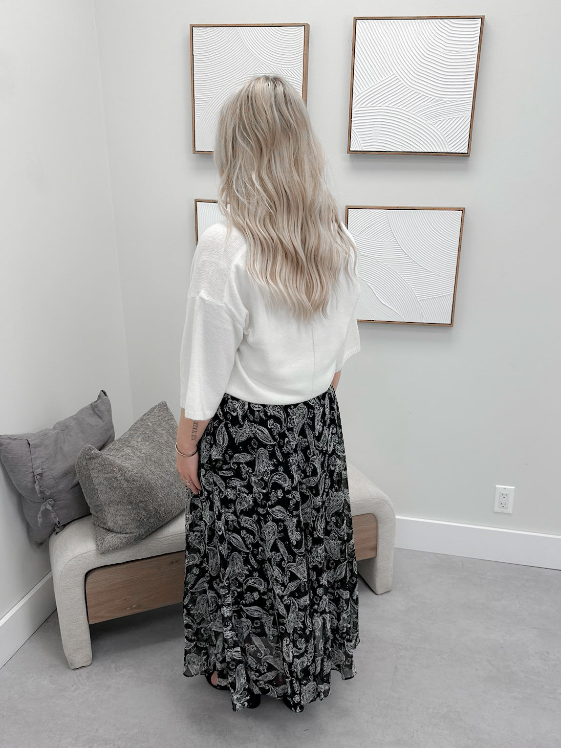 Bayla Skirt in Black