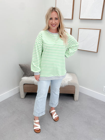 Kylie Striped Pullover