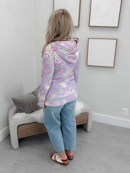 Half Zip Sweatshirt in Nights Like These by Ampersand Avenue