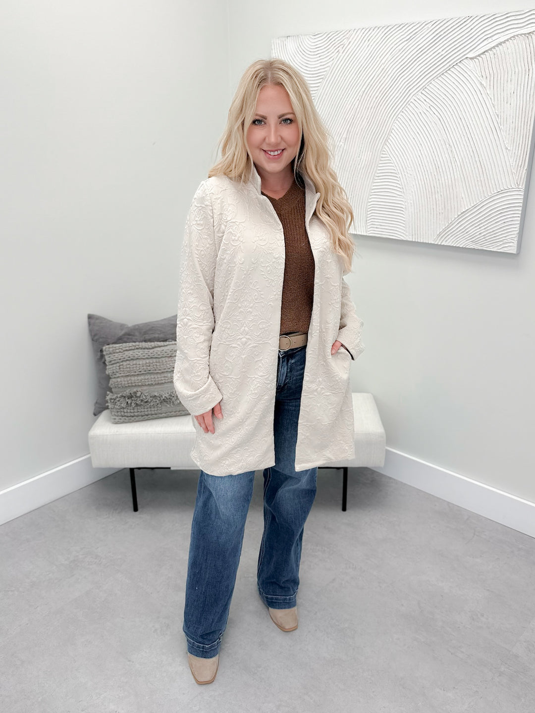 Kate Jacket in Oatmeal