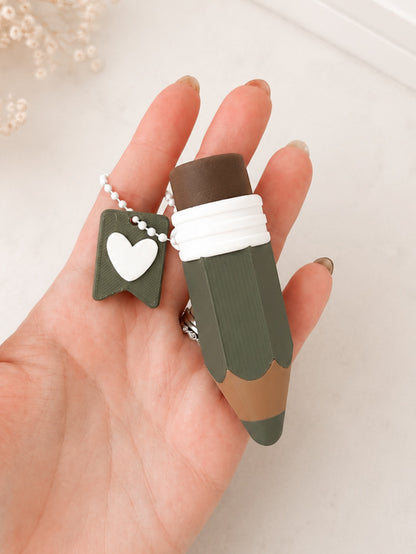 Pencil Clicker Keychain