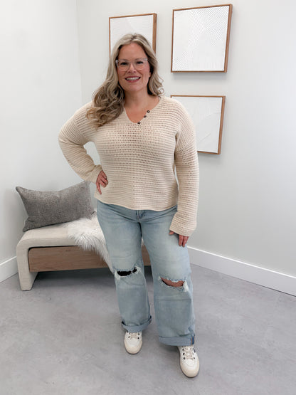 Nevaeh Sweater in Natural