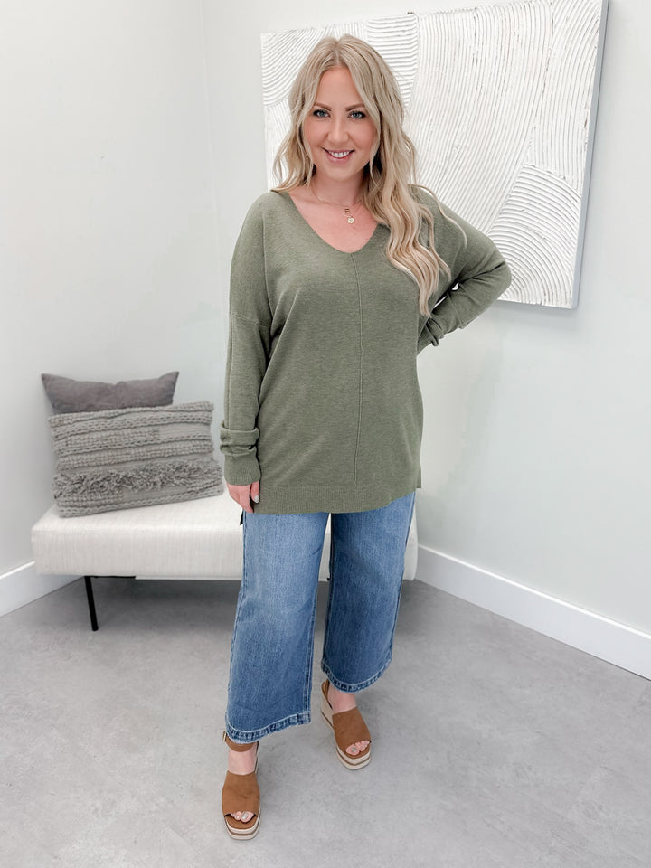 Dreamers Sweater in Olive