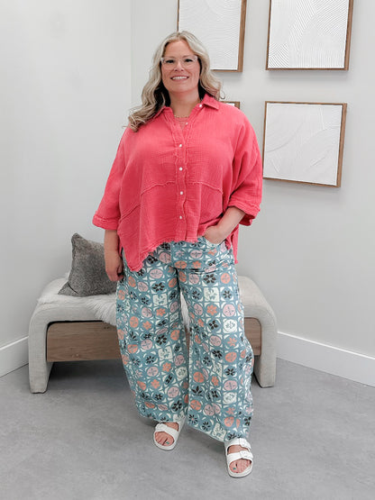 Happy Days Top in Tart Berry by Free People