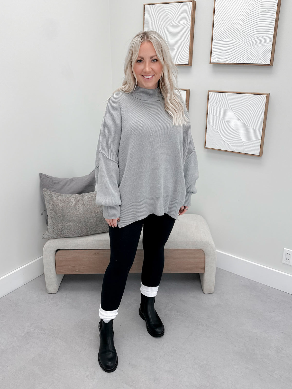 Eliana Sweater in Grey